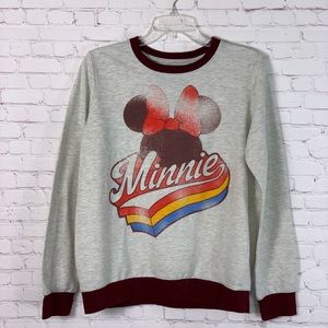 Disney Minnie Mouse Long Sleeve Top Size Large